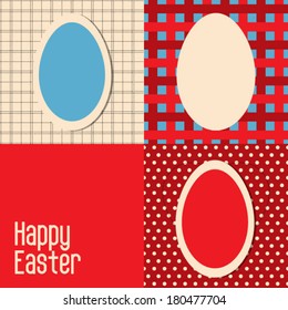 happy easter - decorative easter eggs