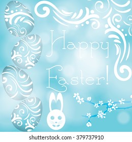 Happy Easter decorative vector illustration 