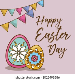 Happy easter design