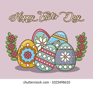 Happy easter design