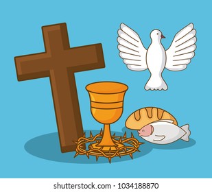 Happy easter design 