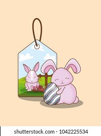 Happy easter design