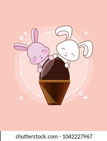 Happy easter design