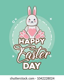 Happy easter design