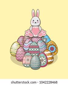 Happy easter design