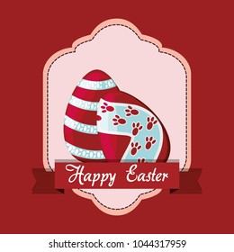 Happy easter design