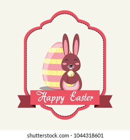 Happy easter design