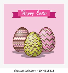 Happy easter design