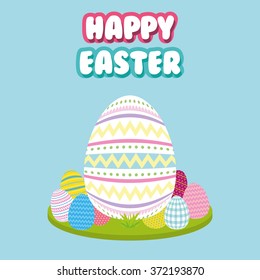Happy Easter design 