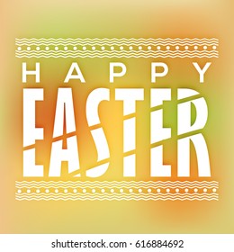 Happy Easter Design background.