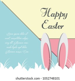 happy easter design concept