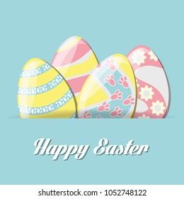 happy easter design concept