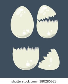 happy easter design over blue background vector illustration