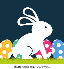 happy easter design, vector illustration eps10 graphic 