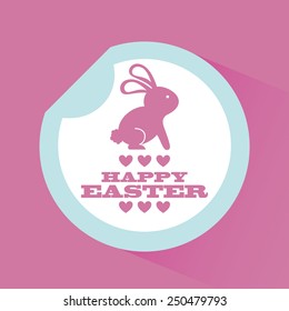 happy easter design, vector illustration eps10 graphic 