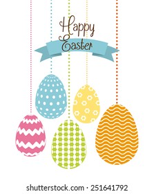 happy easter design, vector illustration eps10 graphic 