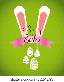 happy easter design, vector illustration eps10 graphic 