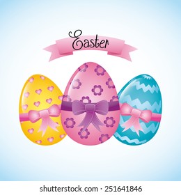 happy easter design, vector illustration eps10 graphic 