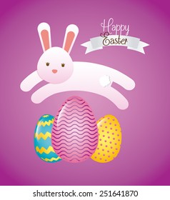 happy easter design, vector illustration eps10 graphic 