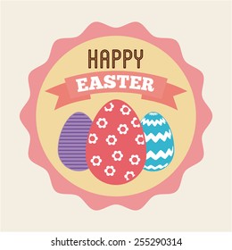 happy easter design, vector illustration eps10 graphic 