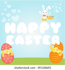 Happy Easter. Easter.Vector illustration. 
