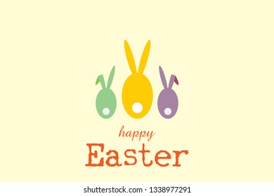 Happy Easter - Editable layered illustration