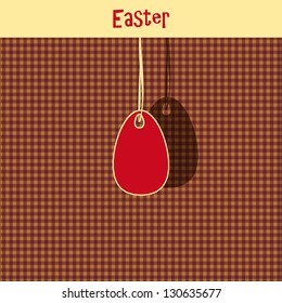 Happy Easter egg background bow