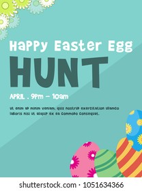 Happy easter egg background style