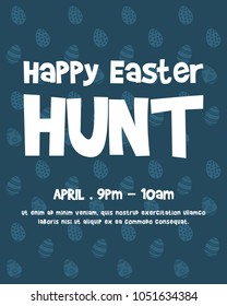 Happy easter egg background style