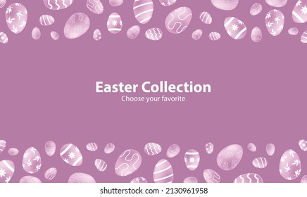 happy easter egg bunny rabbit background logo icon vector wallpaper  flat art poster template vector