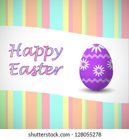 happy easter egg card