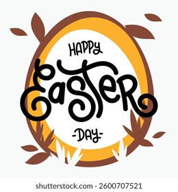 Happy Easter Egg Classical Poster decent color