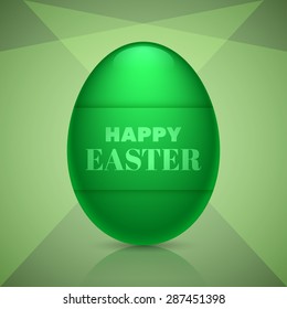 Happy easter egg design for holiday greeting cards, banners and other creative designs.Editable vector with several layers.Eps 10