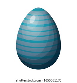 Happy easter egg design, Spring decoration holiday greeting ornament celebration festive season tradition and festival theme Vector illustration