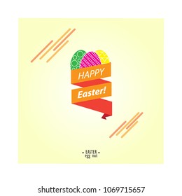 Happy Easter Egg greeting card
