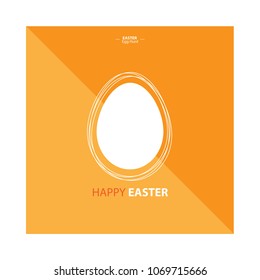 Happy Easter Egg greeting card