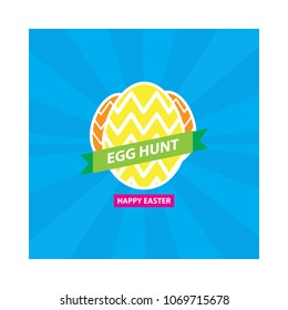 Happy Easter Egg greeting card