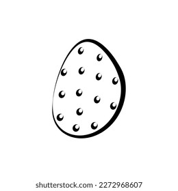 Imagen aislada del huevo de Pascua feliz