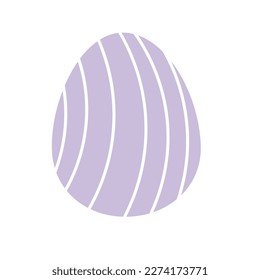 Happy Easter egg isolated illustration