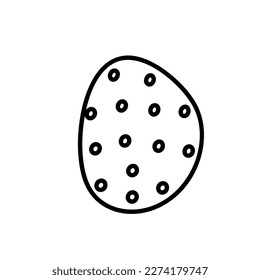Imagen aislada del huevo de Pascua feliz