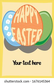 Happy Easter Easter egg/ poster design