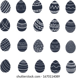 Happy easter  egg seamless vector pattern for your design