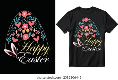 Happy easter egg t shirt design, easter t shirt design, easter day.