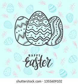 Happy Easter eggs