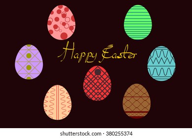 Happy Easter eggs