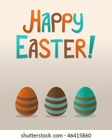 happy easter eggs