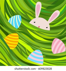 Happy Easter. Easter eggs. 