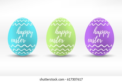 happy easter eggs