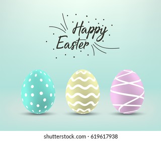 happy easter eggs