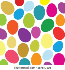 Happy Easter Eggs background, vector